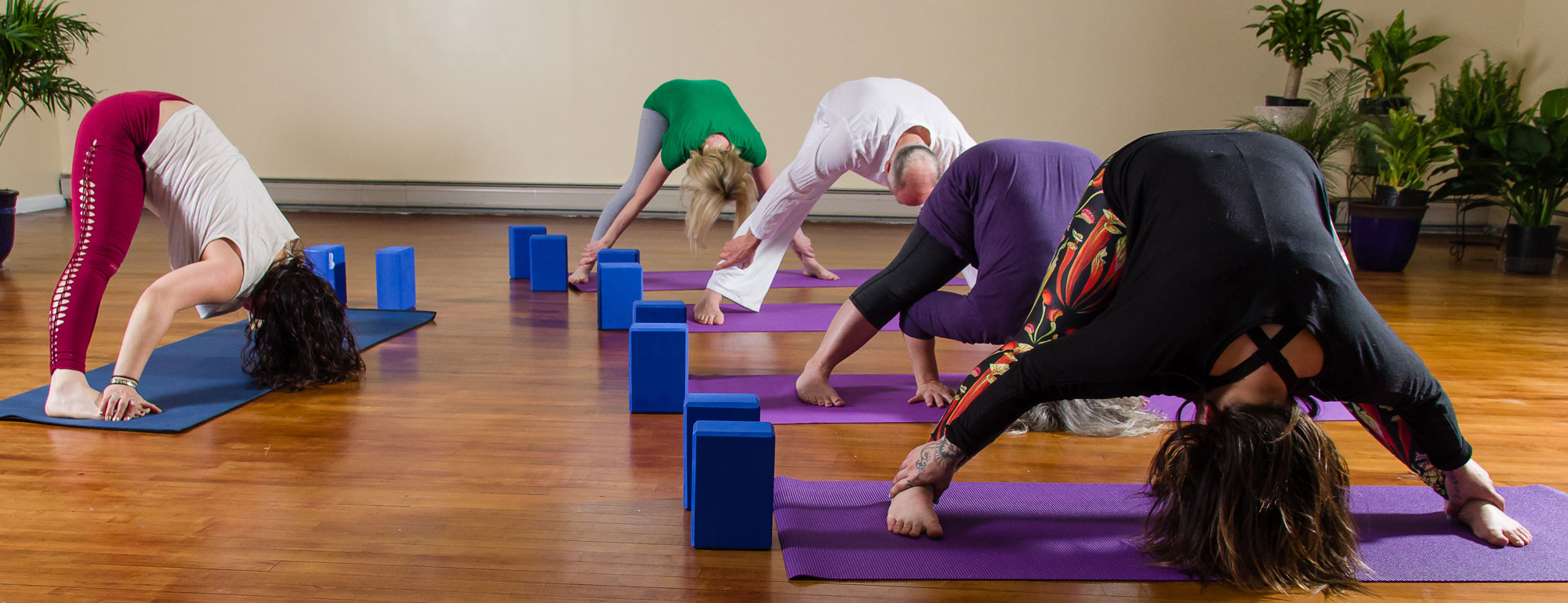 restorative yoga class